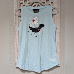 NWT Baseballism Arizona Diamondbacks Baseball Sleeveless Top Women's Small Blue